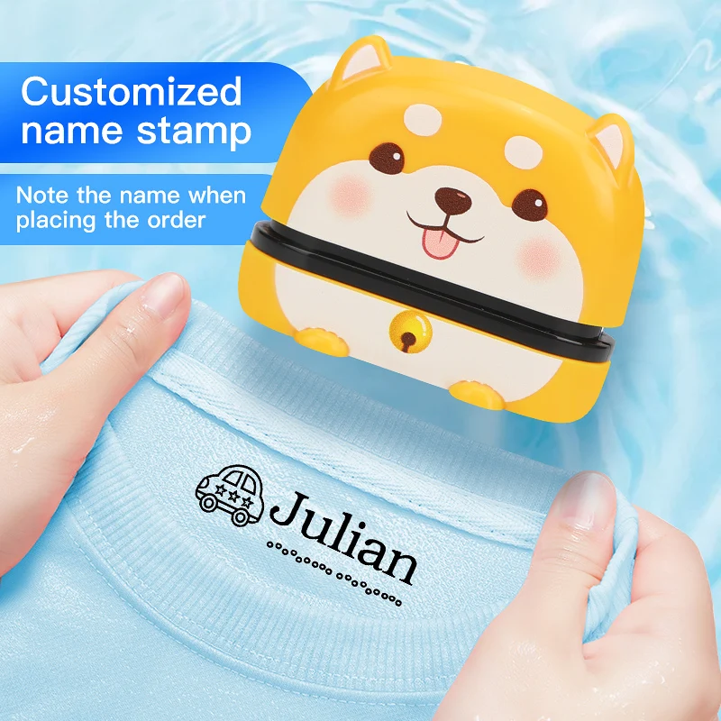 

‌Personalized Kids Stamp Set - Custom Waterproof Name Stamp for School Supplies, Travel Bags & Gifts, Eco-Friendly Design