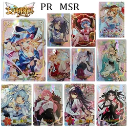 Goddess Story PR MSR Black Wizard Maiden TOWER STRENHTH EMPRESS Refractive glitter collection card with foil stamping texture