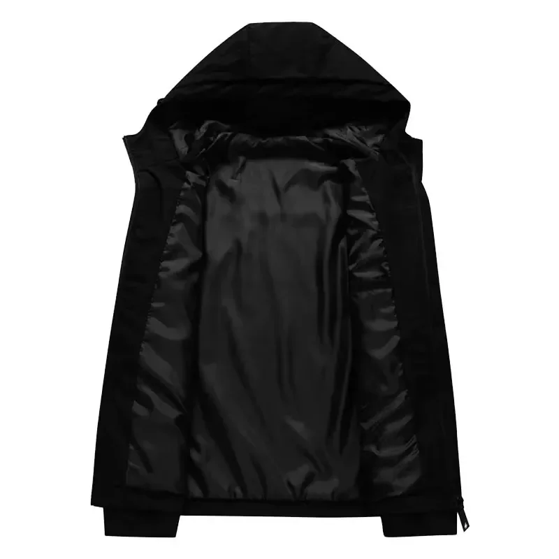 2026 Neue Herren Frühling Herbst Streetwear Kapuzenjacke Lässiger Reißverschlussmantel Lockerer Mantel Outdoor Wandern Jogging Activewear Windbreaker ﻿ – Detail 2