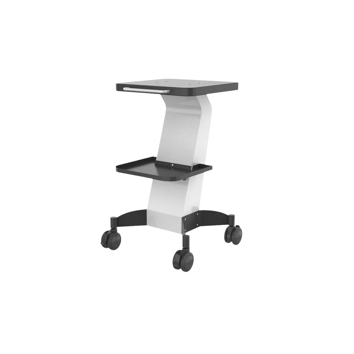 Salon Mobile Beauty Trolley Cart with Silent Wheels Cup Holder Multi-purpose Instrument Stand for Beauty Equipment