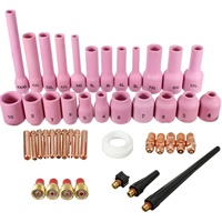 46Pcs For TIG Gas Lens Collet Body Assorted Kit For WP-9 WP-20 WP-25 TIG Torches