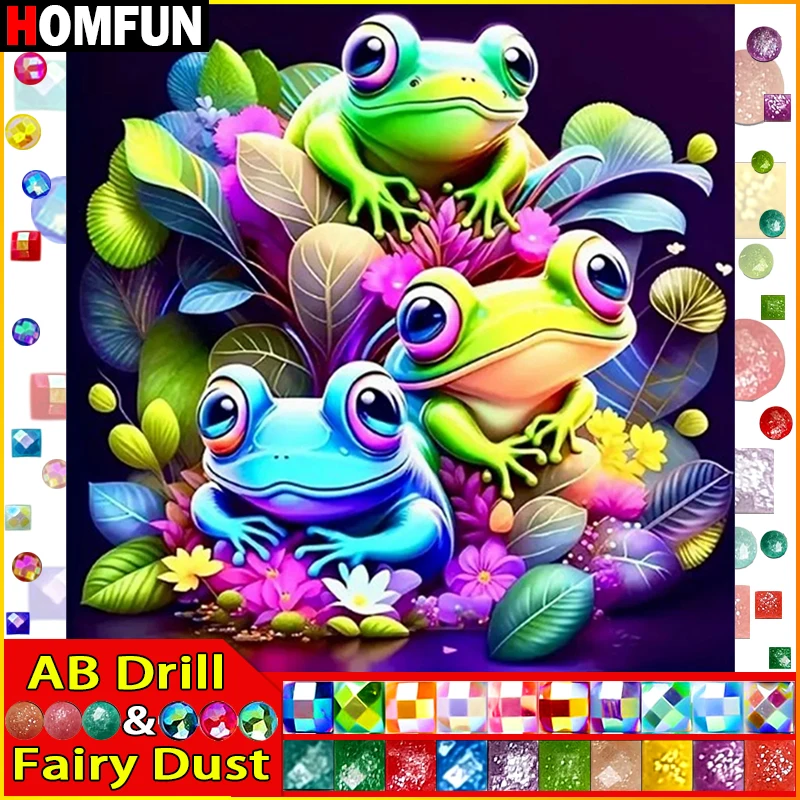 HOMFUN Fairy Dust AB Diamond Embroidery 