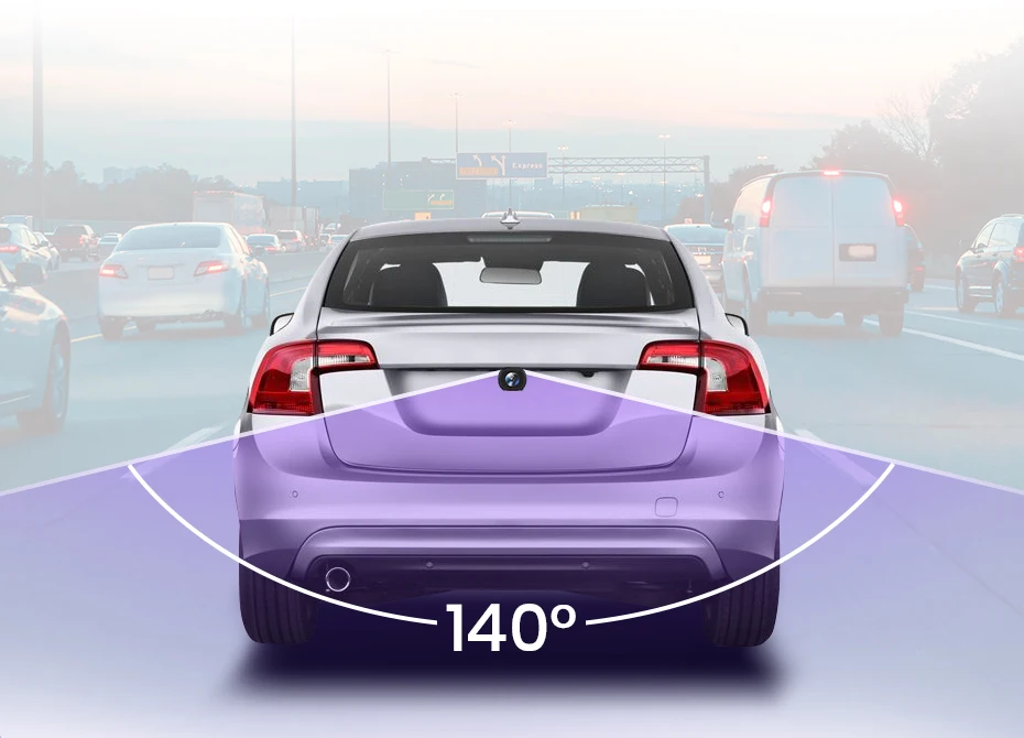 Junsun Auto-Rückfahrkamera AHD 720P Auflösung wasserdicht 140 ° Weitwinkel-Rückfahrkamera für Autoradio – Detail 5