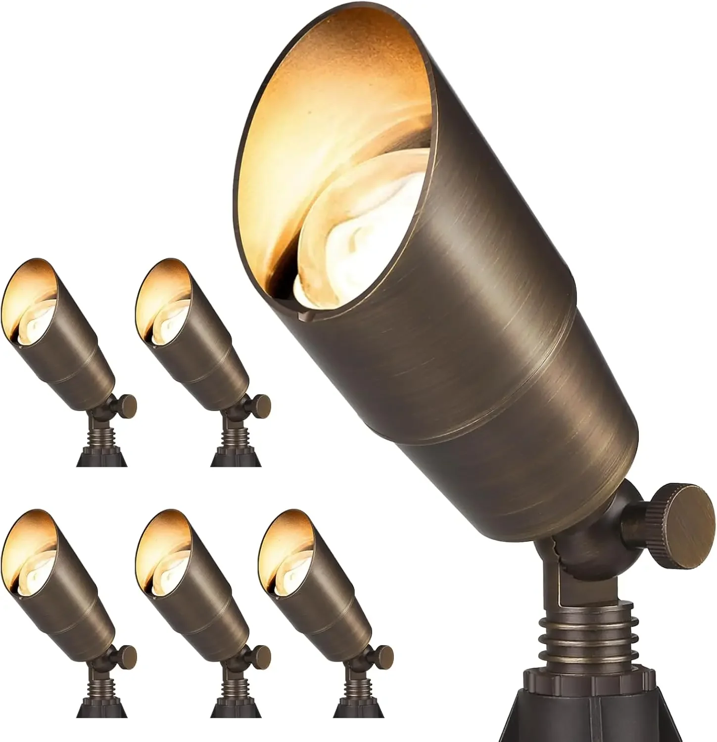 

Уличные ландшафтные прожекторы из цельной латуни, 12В, сверхмощные, низковольтные светодиодные прожекторы, водонепроницаемые, для сада и двора