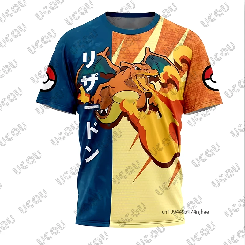 Kinder-T-Shirt, Sommer, neues Pokémon Gengar Cartoon-Print-T-Shirt für Herren und Damen, kurzärmelig, Cosplay-T-Shirts, lässig – Detail 11