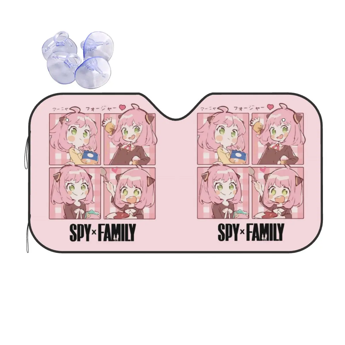 

Spy X Family Anya Forger солнцезащитный козырек на лобовое стекло автомобиля, переднее лобовое стекло, солнцезащитный козырек, аксессуары, чехлы