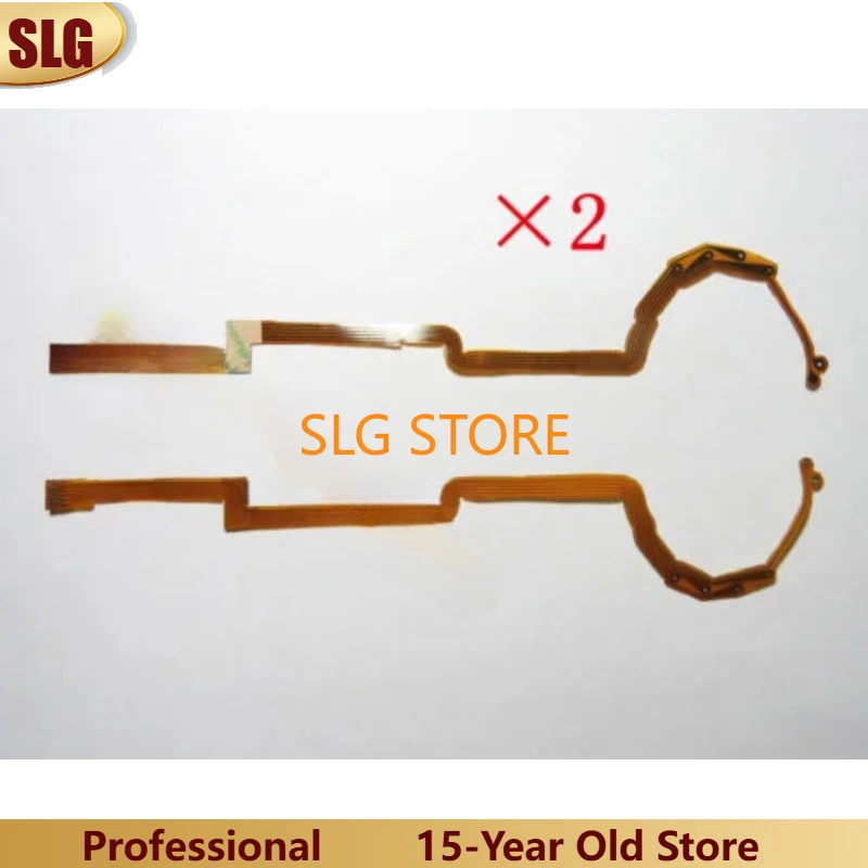 

2 pcs New For Canon 75-300 mm EF 75-300mm F4-5.6 III USM Lens Aperture Shutter Diaphragm Anti-Shake Flex Cable Camera Part