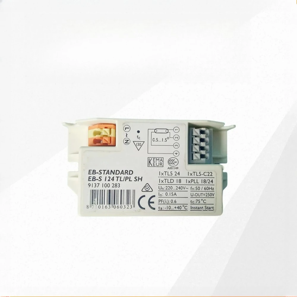 

EB-STANDARD EB-S 124 SH Вход 220-240 В для выпрямителя лампы PL-L 18 Вт/22 Вт/24 Вт EB-S124