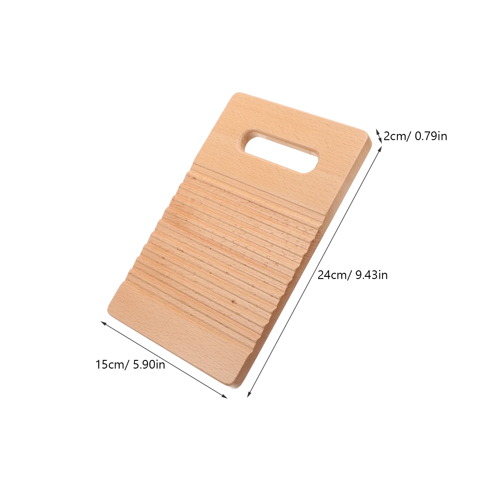 Portable Mini Laundry Board Wooden Household Clothes Washing Tool for Kids Durable Compact Travel Use Simple Design