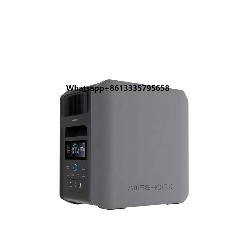 

pylon Portable 2000W-2600W Power Station with MPPT Solar Panel and Flashlight for Outdoors Caravans Hiking