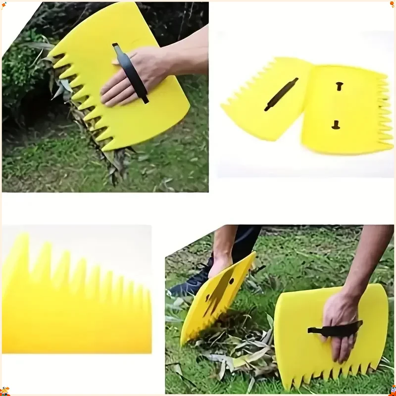 1 Pair Outdoor Leaf Grabber Rubbish Pick Up Claws for Yard Garden Cleaning Collector Waste Rubbish Grabber Garden Yard