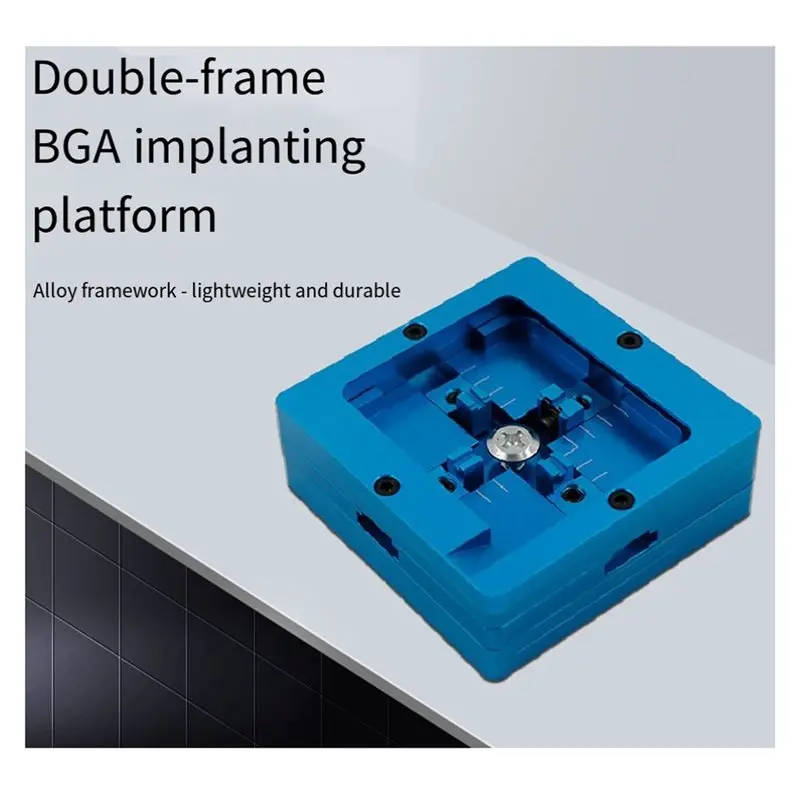 AT19-Multi-Purpose For Mobile Phone And Computer Chip Repair BGA Solder Ball Placement Station 80X80mm Soldering Fixture