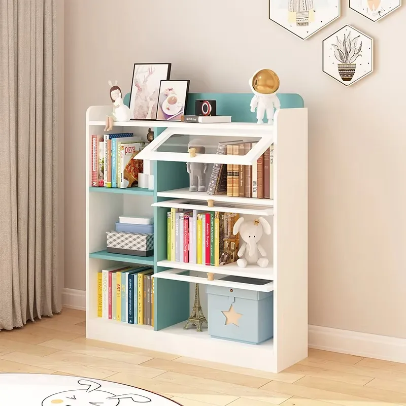 Penyimpanan Mainan Rak Buku Anak-anak Rak Buku Anak-anak Rak Buku Perpustakaan Rak Buku Rak Kamar Rak Buku Furnitur Bayi