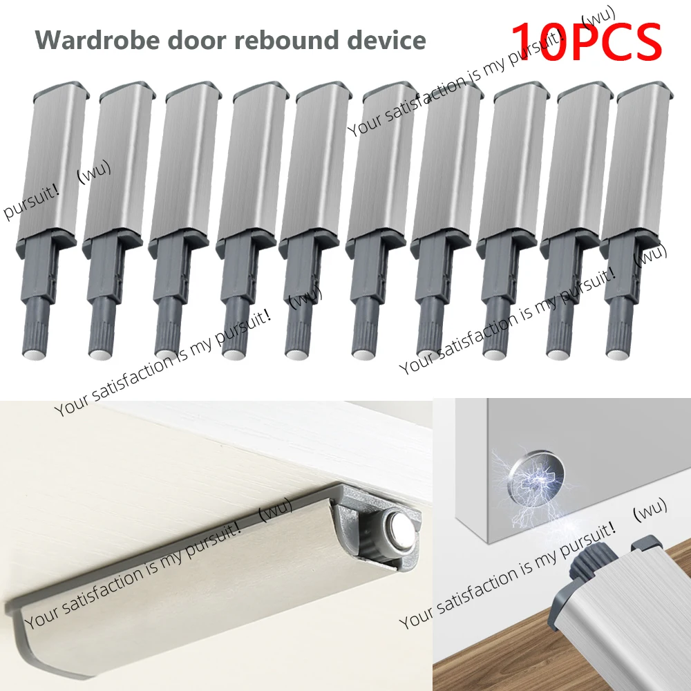10pcs Push to Open Cabinet Catches Drawer Touch Damper Buffer for Door Cupboard Touch Latch Kitchen Door Push