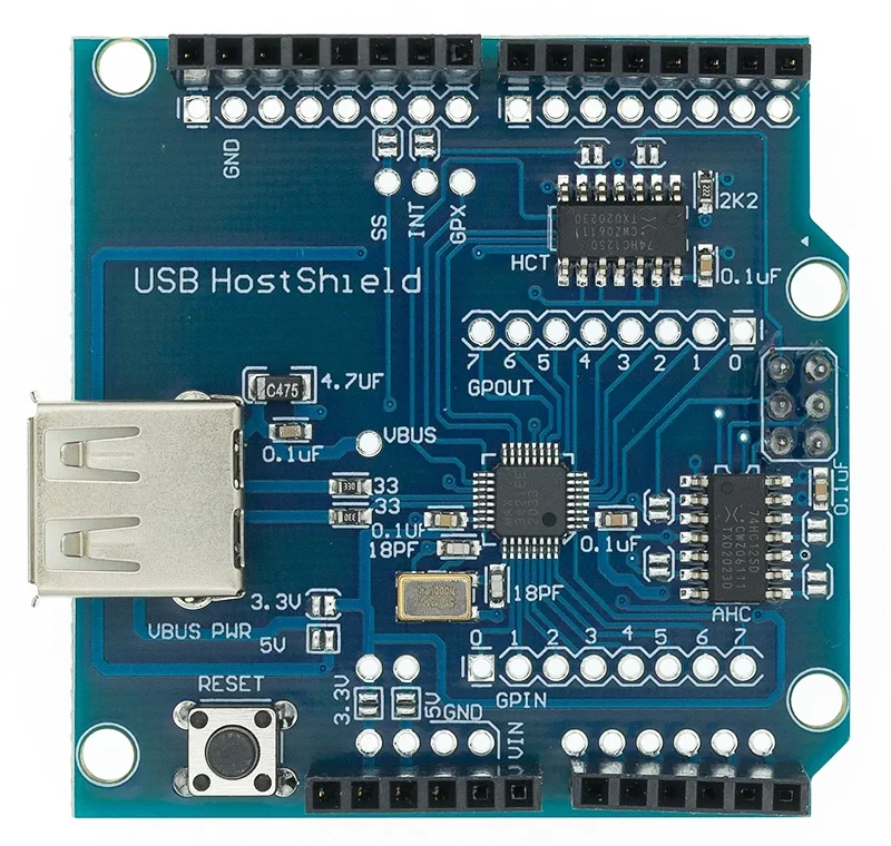 USB Host Shield Compatible Google ADK for UNO MEGA MAX3421 Development Board Module