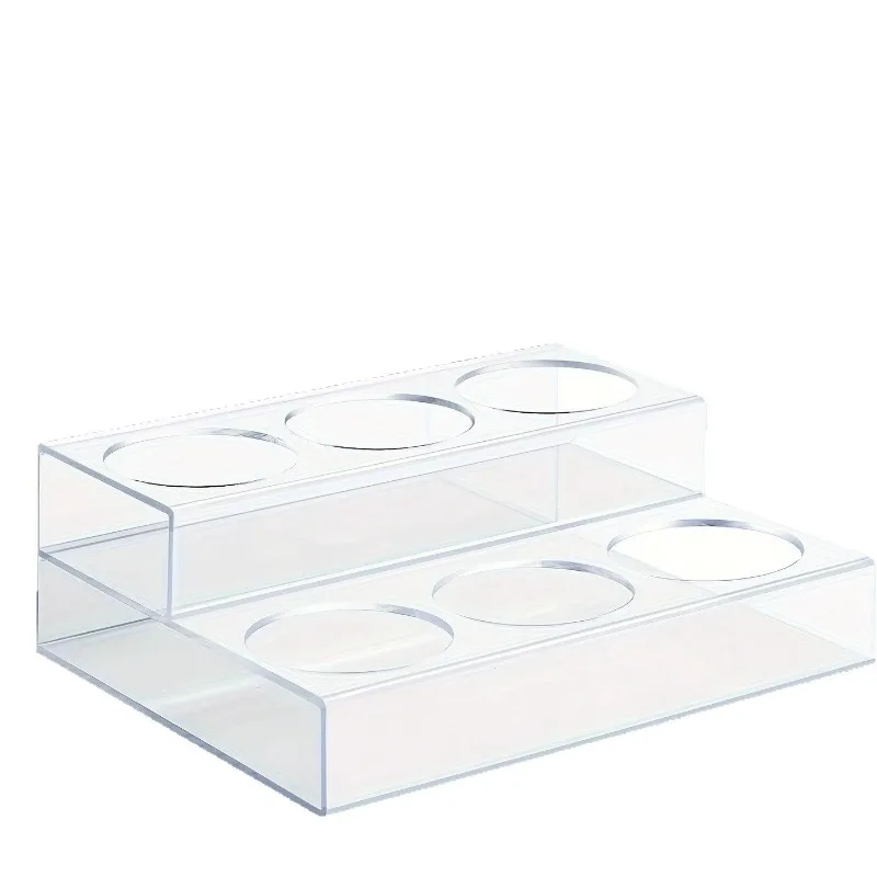 

Acrylic tabletop wine rack coffee bar storage rack seasoning red wine wine display rack