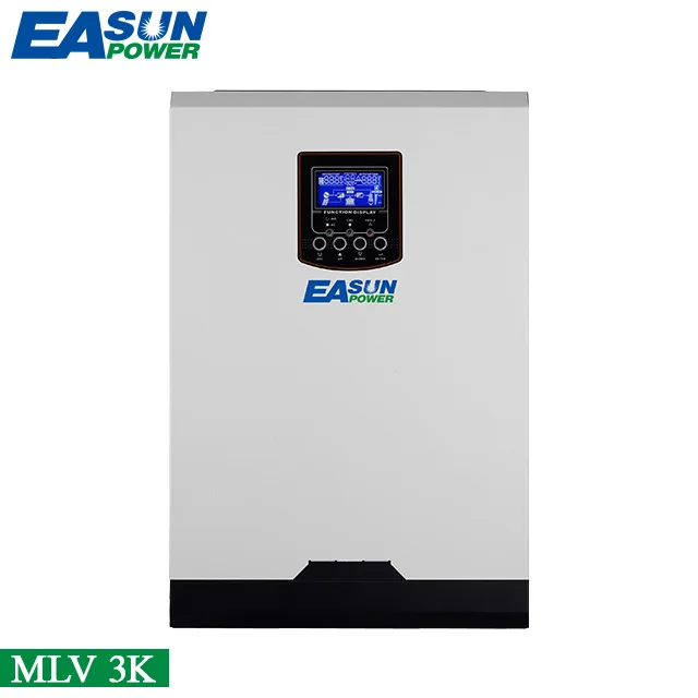 Easun Power Off Grid Zonnestelsel 24V 3kw Mppt Pure Sinus 110V 120V Zonne-Energie Omvormer