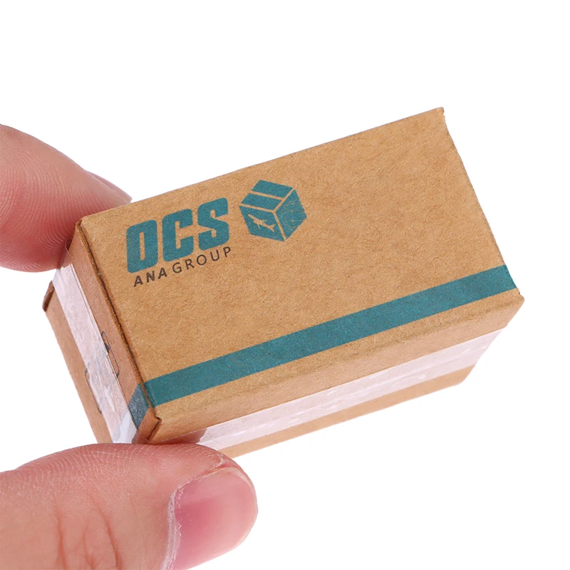 Mini Carton Express Box 1:12 Dollhouse Miniature Simulation Express Small Parcel Lucky Surprise Box Prize Bag Toys Accessories