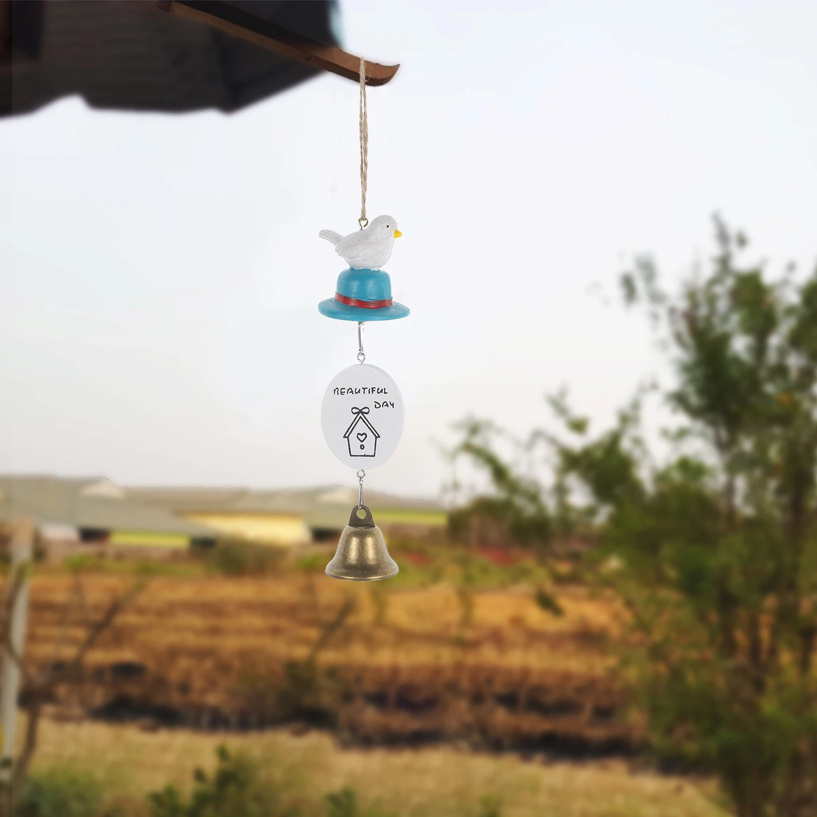 

Resin Wind Cabin Room Bell Car Terrace Pendant Decor Hanging Home Home Accessories Decor nament Wear Resistant Chime