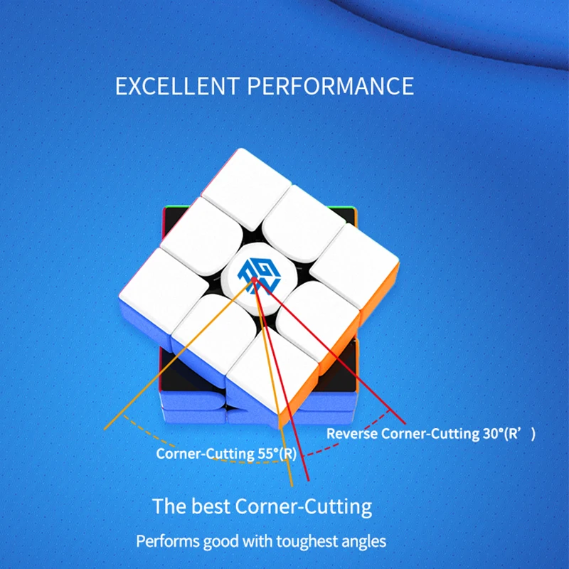 [CubeFun]GAN 356 R S RS 3x3x3 المكعب السحري 3x3 GAN356/356RS سرعة لغز هدية الكريسماس أفكار الاطفال لعب للأطفال غان الألغاز