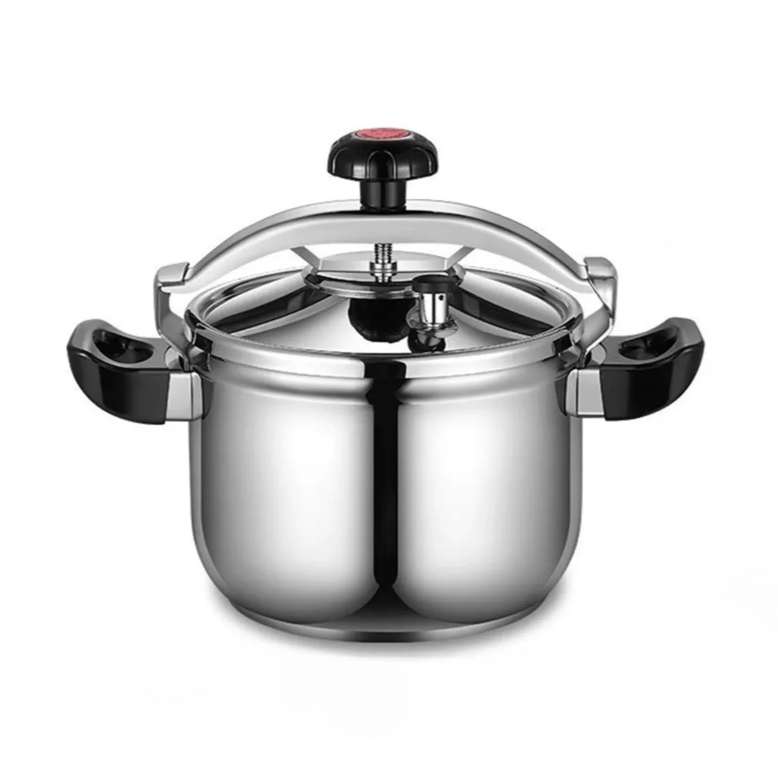 Pressure Cooker Stainless Steel 5L Induction Compatible Fast Meal Maker Safety Lock Energy Saving Kitchen Appliance Home Use
