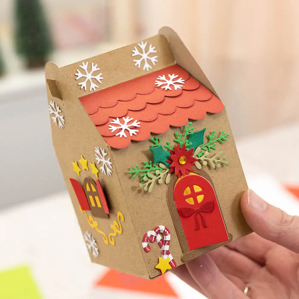 Christmas Cottage Tree Metal Cutting Dies DIY Scrapbooking Photo Album Decorative Embossing Paper Card Crafts Handmade Bag