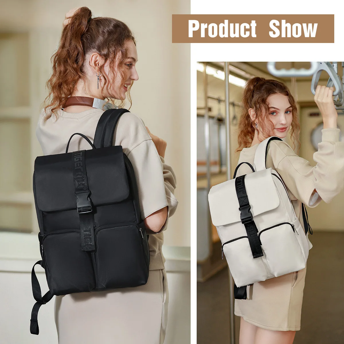 Tigernu Men's Backpacks 14inch Laptop Backpacks Woman College School Backpacks Girls Travel Backpack School Bag Set Schoolbags