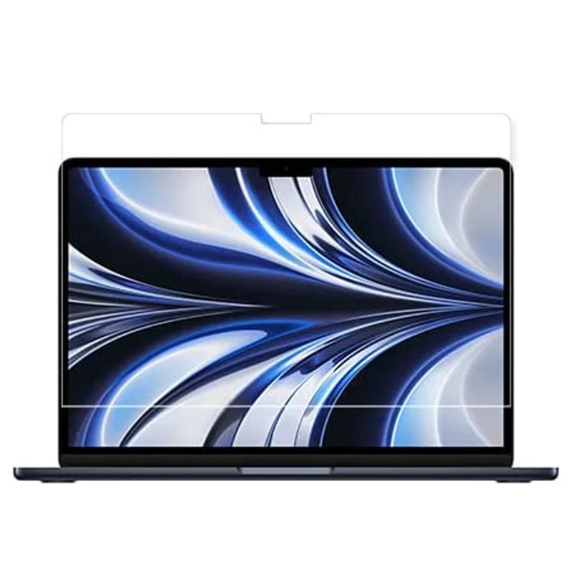 9h Displays chutz folie aus gehärtetem Glas für Apple MacBook Air m2 Chip 13,6 Zoll Modell a2681 Anti-Scratch HD klare Schutz folie