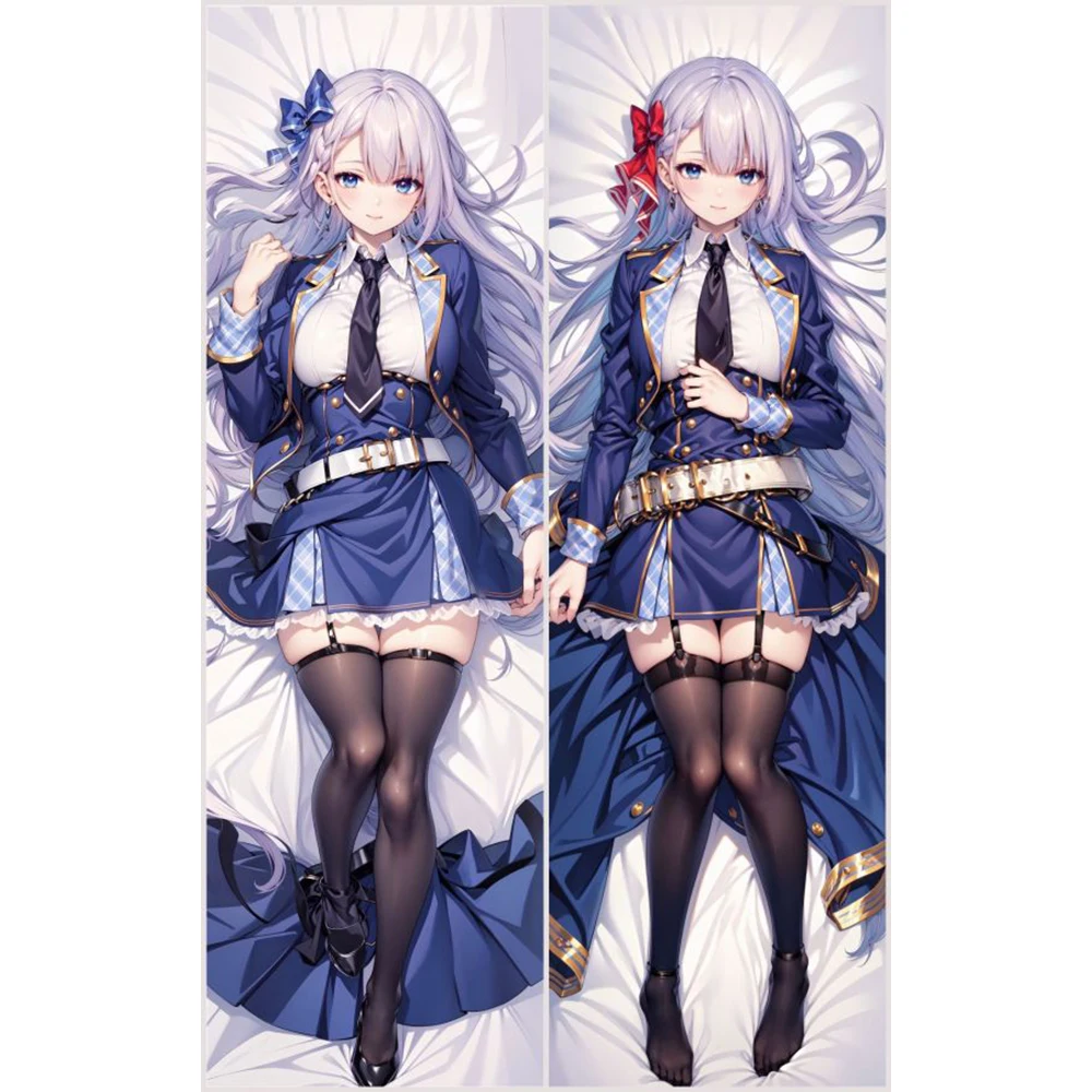 

Dakimakura Anime Pillowcase リーセリア・レイ・クリスタリア DIY Customized Cosplay Hugging Body Decorative Pillow Cover Case Double Side Print