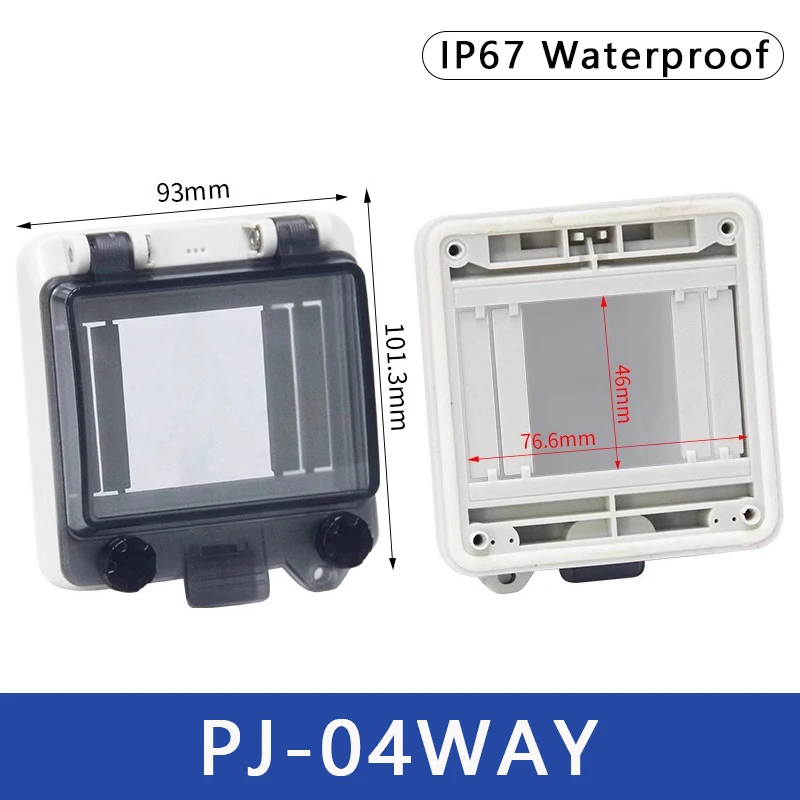 IP67 Circuit Breaker Transparent Waterproof Box Window Distribution Box Protect Window Cover Monitor Observation Window Switch