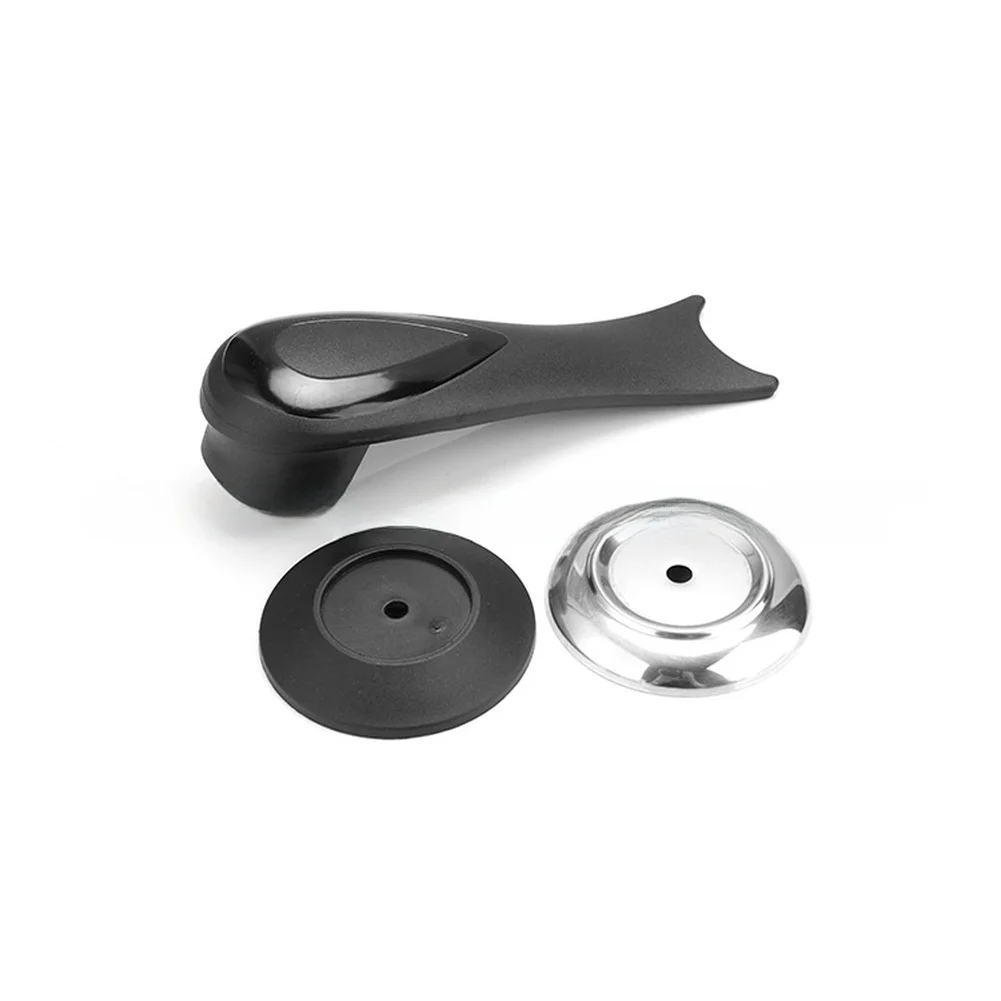 Stand Alone Lid Handle for Cookware Using Thermally Stable Phenolic Plastic and Ergonomic Fishtail Base Design