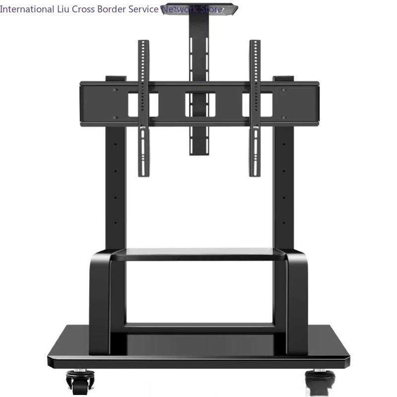 tv-floor-bracket-universal-rotating-pulley-cart-height-adjustable-hanger