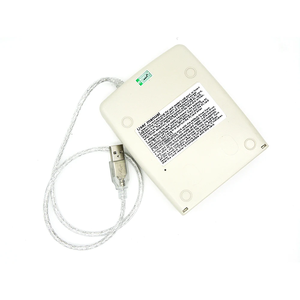 SZBJ USB2.0 Interface To PC Card ATA Support 20MB-20G Plastic PCMCIA Memory Card Reader Plug And Play