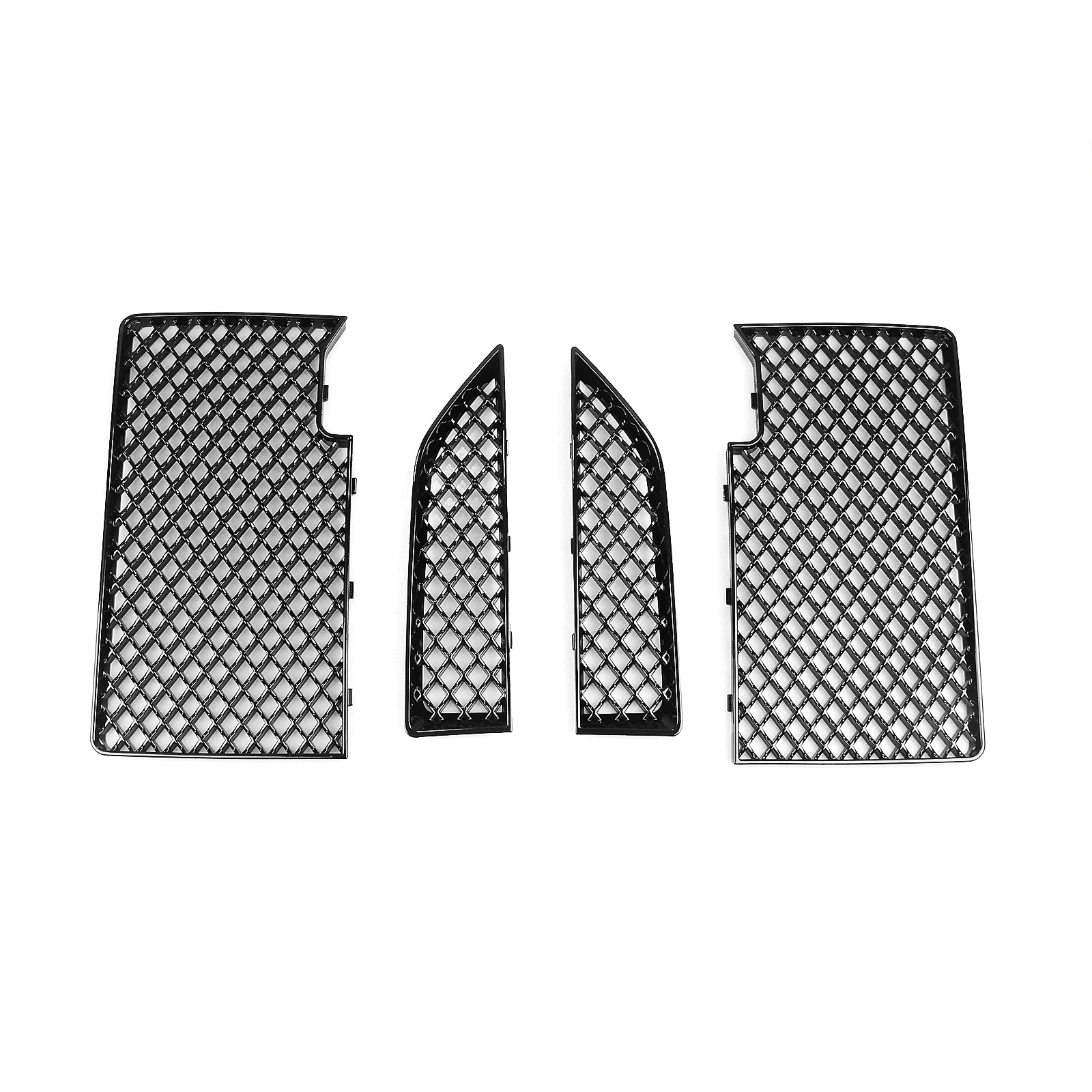 4 PCS Front Bumper Grill Air Vent Grille Protector Cover Inlet For BMW G60 530i G90 M5 2024-2026