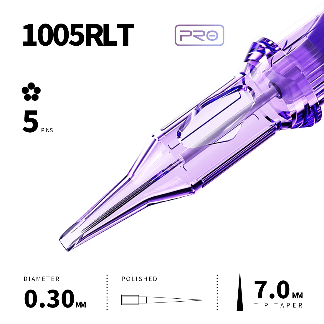 Mast Pro Tattoo Cartridge Naalden RL 20 Stuks Wegwerp Permanente Make-up of Body Art Naalden 0.18/0.25/0.30/0.35 Tattoo Benodigdheden