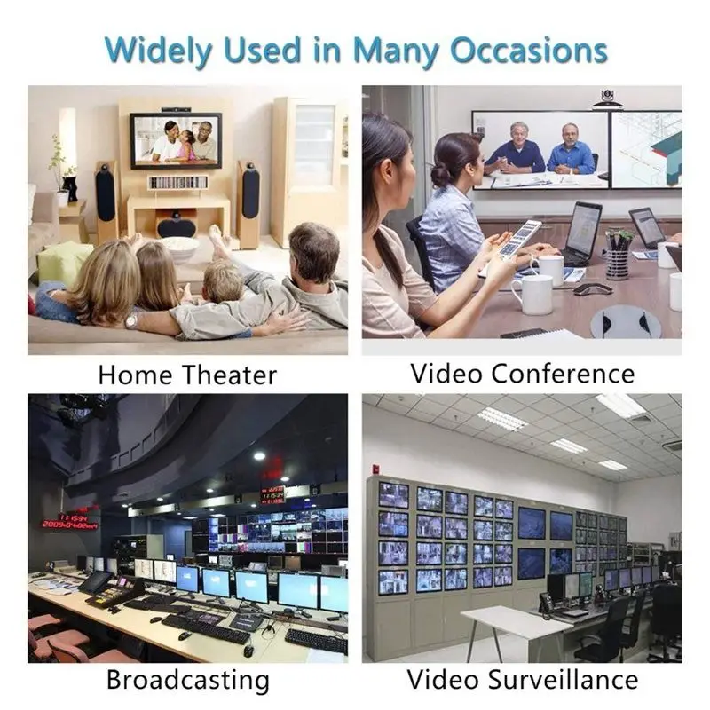 ABSY 1080P 60M -Compatible Wireless Video Transmitter And Receiver Extender Display Adapter For Camera PC To TV