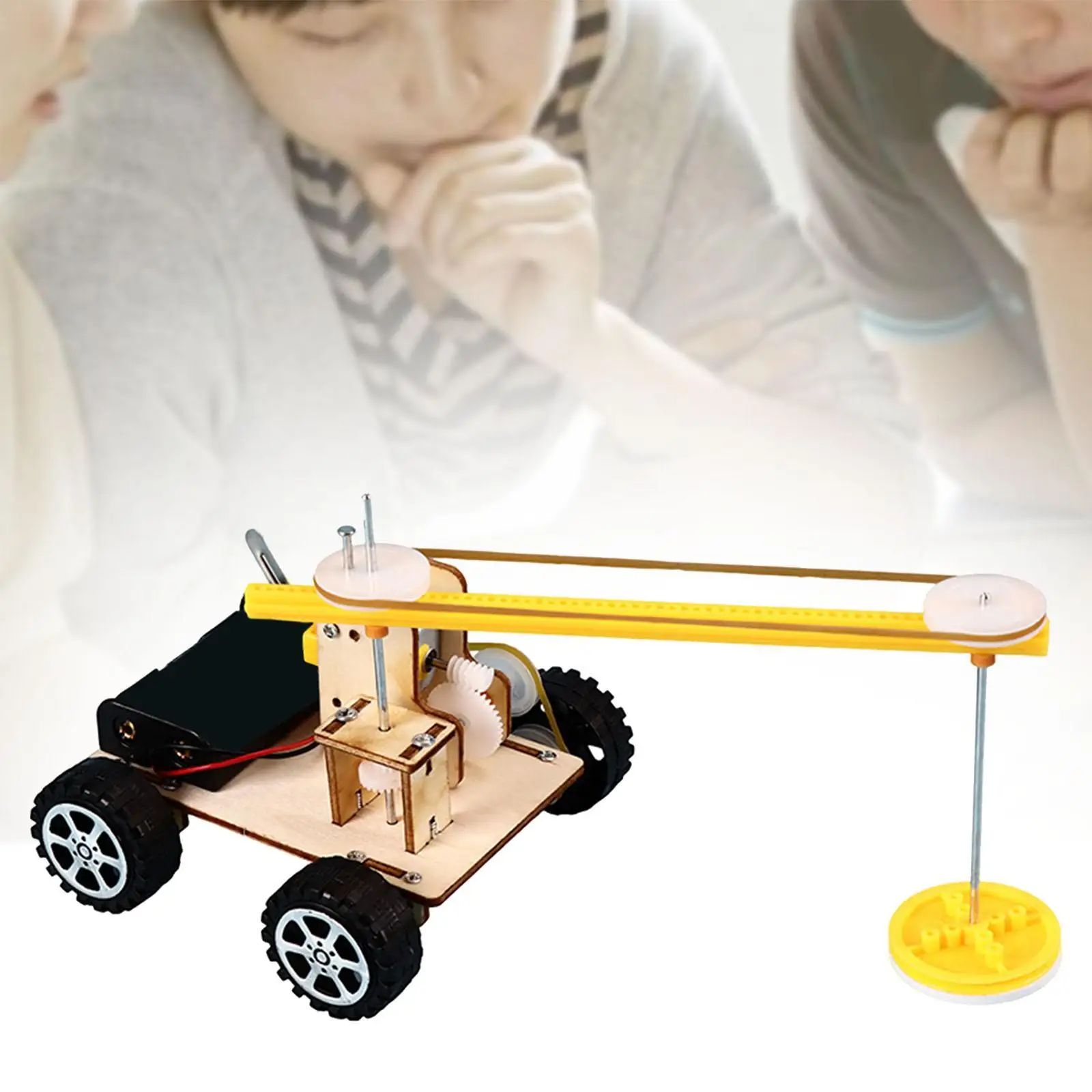 

DIY Science Kit Hand Crafts Car Cleaning Floor Physics Building Puzzle