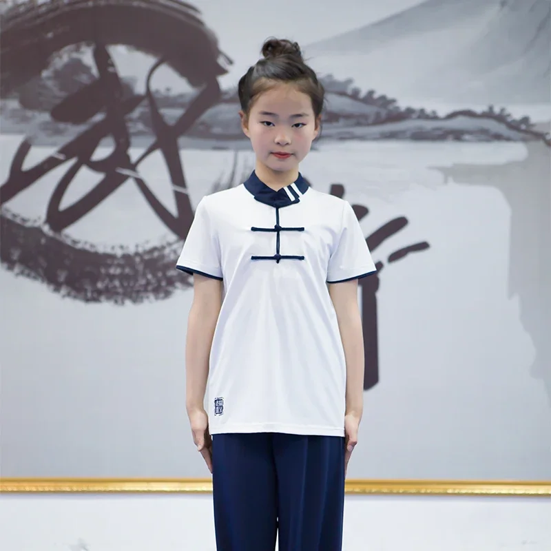 Summer Adults And Children Elastic Wushu Clothing Kung Fu Dress Tai Chi Clothes Martial Art Uniform Kun Master 2023 New Style