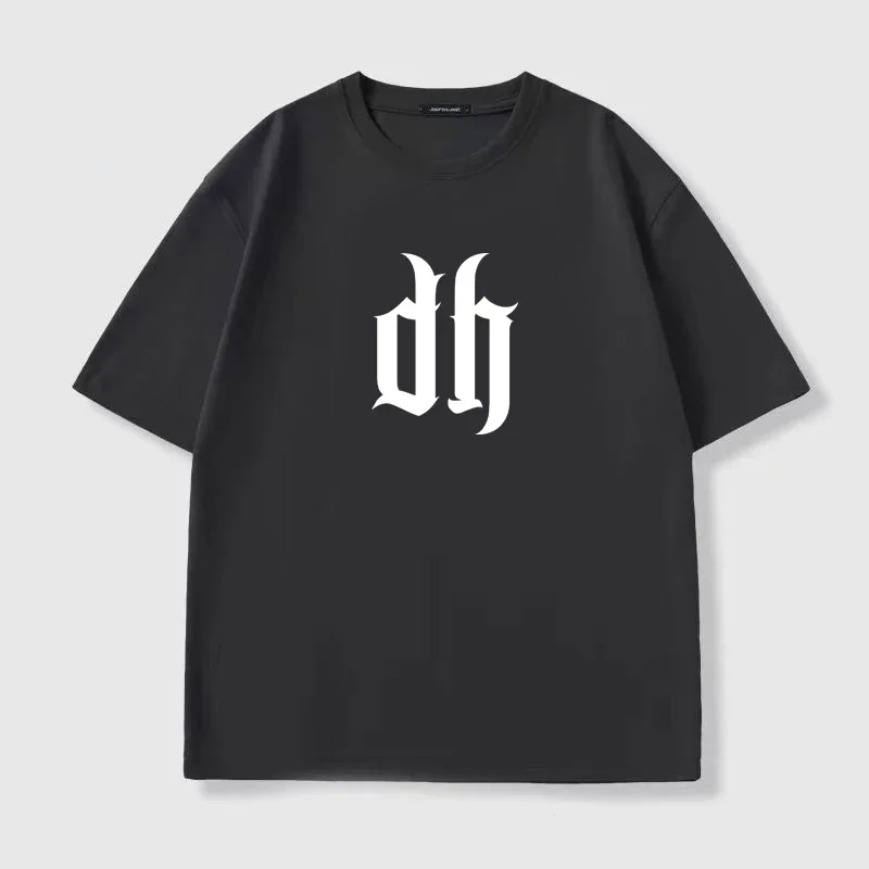 

T-shirts for men 2025 Summer Fashion Hip-Hop Cotton Couple Tshirt Oversize Casual O-neck Short-sleeve Tees Gym Tops Men clothing