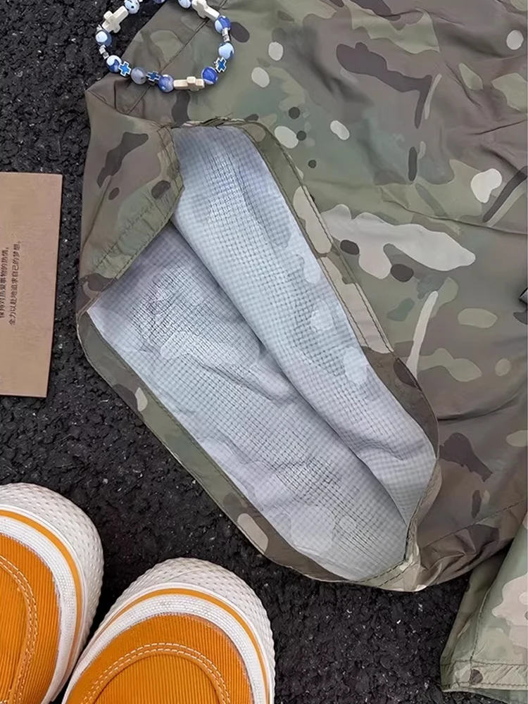 

American Sle Qui Dry Camouflage orts Мужская летняя уличная одежда Суперлегкие спортивные брюки из ледяного шелка Дышащие крутые ...