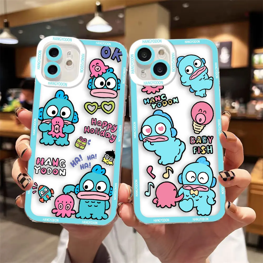 

Cartoon Hangyodon Angel Eyes Phone Case For Xiaomi Redmi K40 13C 12 12C 10 10C 10X 10A 9 9C 9T 9A 8 A1 A2 Case Funda Coque Shell