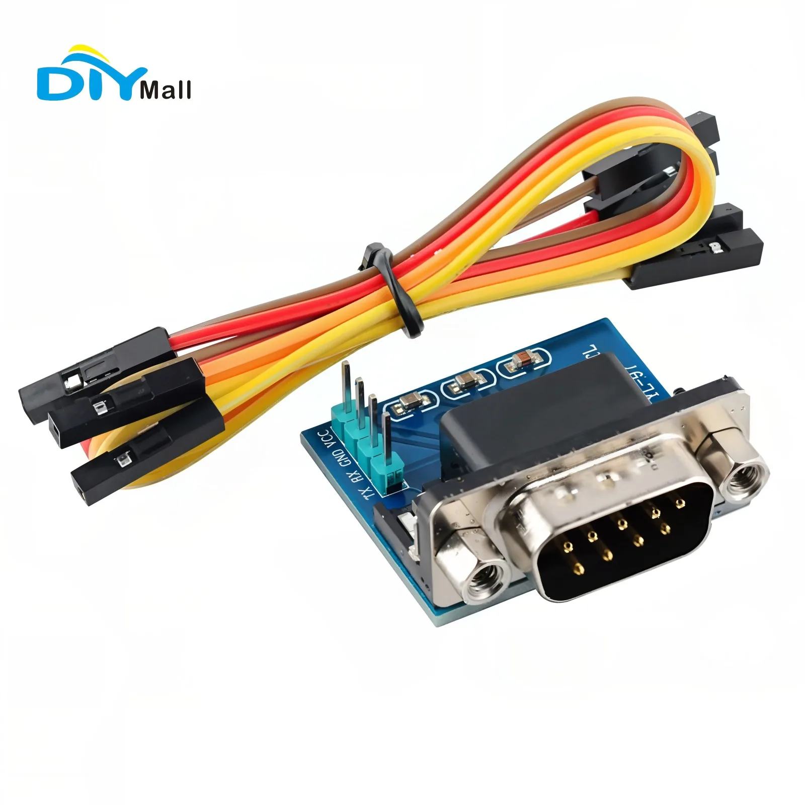 porta serial rs232 para conector masculino ttl flash board adequado para arduino e windows db9 conector masculino 01