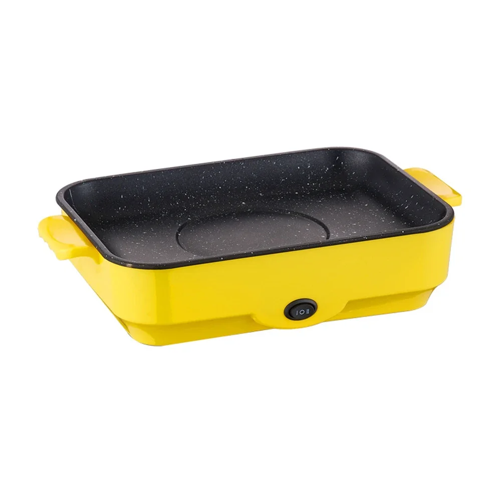 

Mini Electric BBQ Grill 26CM Convenient Home Barbecue Grill Smoke-Free and Non Stick Electric Frying Pan Barbecue Dish Gift Food