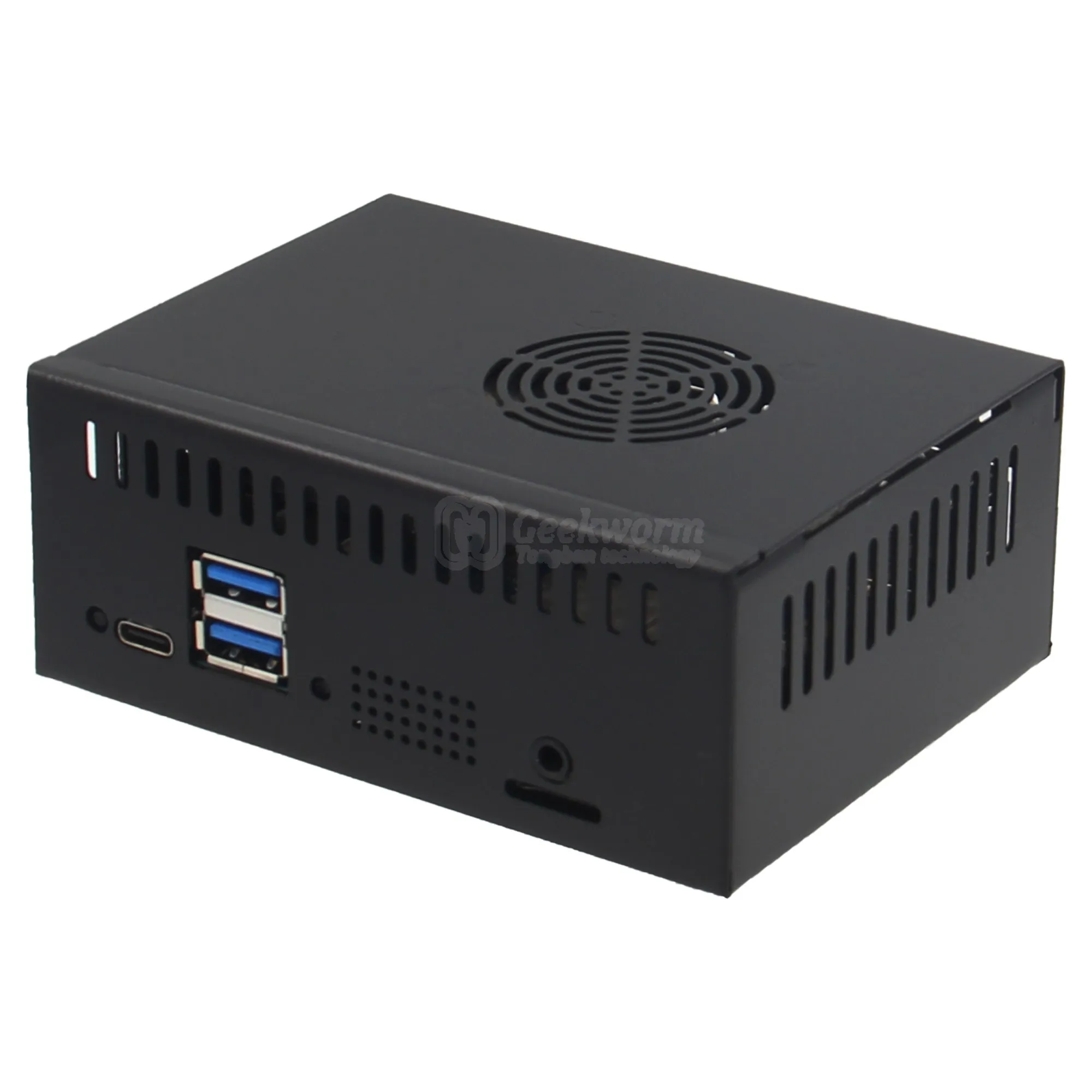 Imagem -03 - Capa para Orange pi Plus N508 Ventilador 4010 Dissipadores de Alumínio 10 mm Adaptador de Alimentação 5v 4a 20w