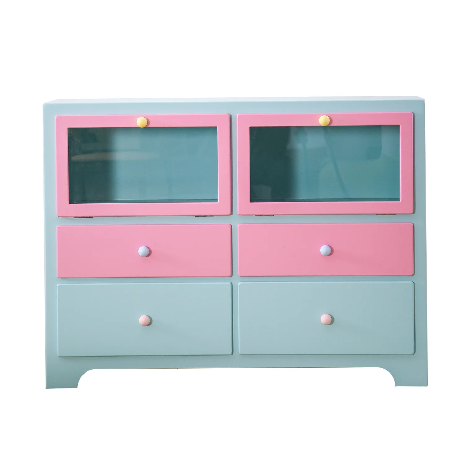 

Net red cream style sideboard, modern simple living room partition , color entrance storage cabinet