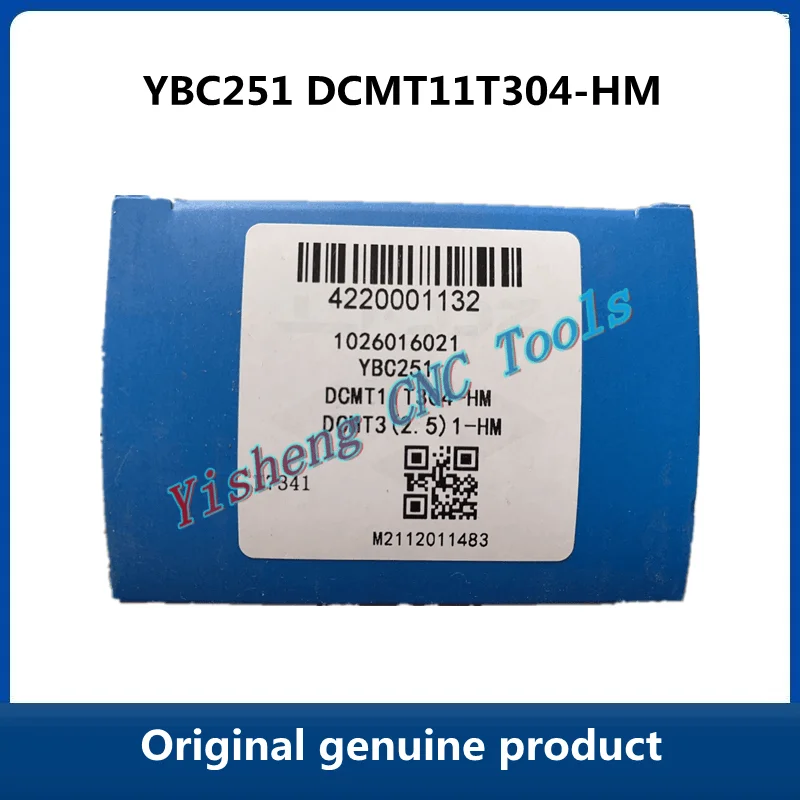 Imagem -06 - Ferramentas Cnc Fresadora Ferramentas de Usinagem de Torno Ferramenta de Corte de Torno Dcmt11t304-hm Ybc151 Ybc251 Ybc351 Ybc252 Ybc152