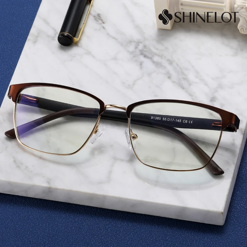 

91385 Classic Durable Men Eyeglasses Frame Optical Glasses Gentleman Workplace Versatile Style Eyewear Party Birthday Gift