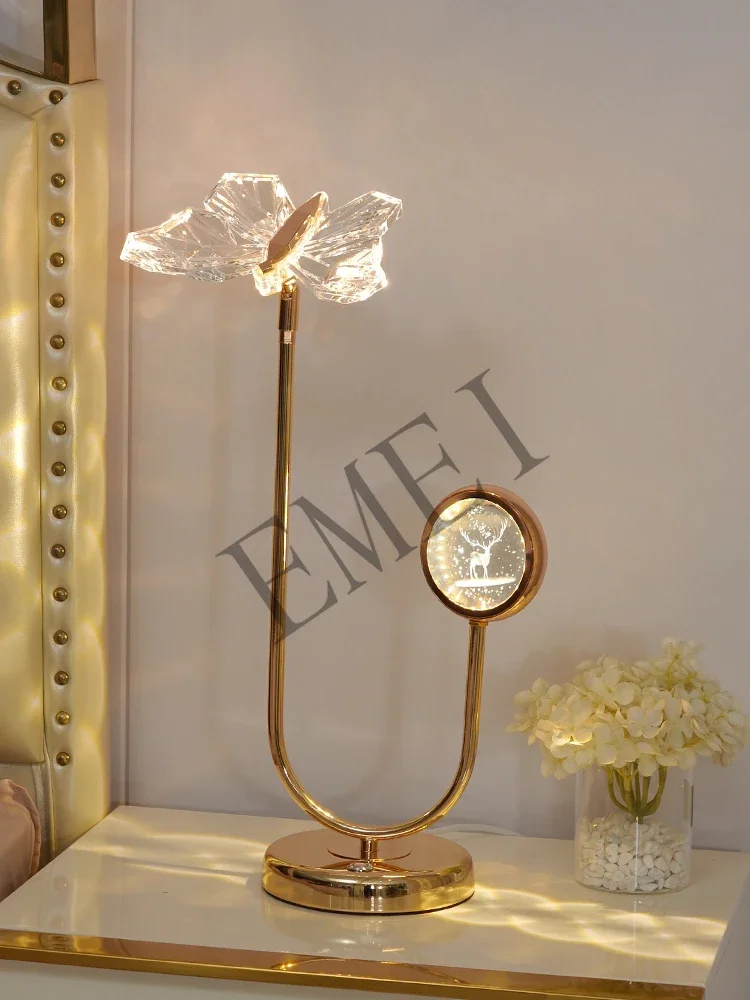 

Light luxury creative warm touch dimmable simple modern high-end bedroom bedside table lamp