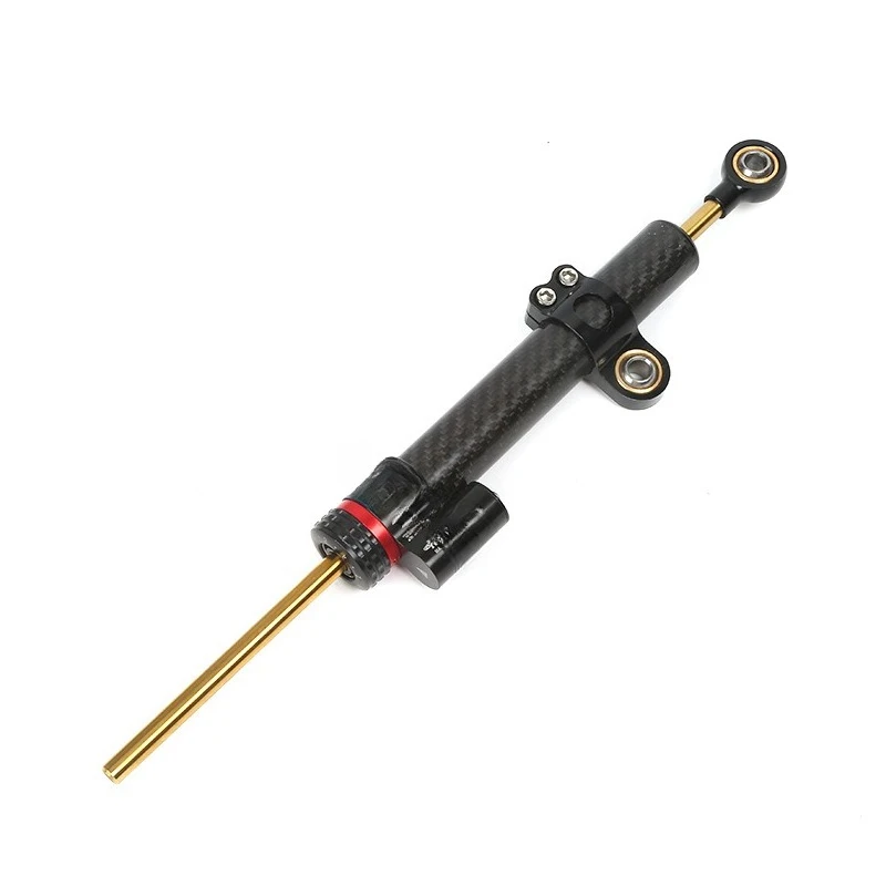 

Motorcycle universal extension, modified titanium ruler adjustable, black steering stabilizer, damper