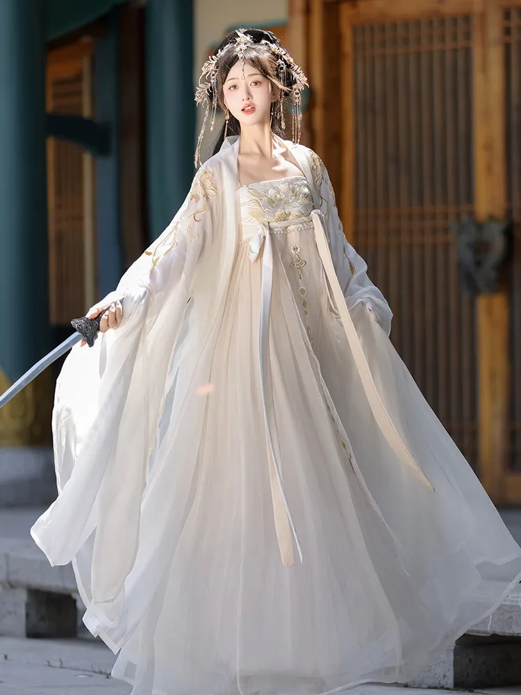 Traditional Vintage Hanfu Women Fairy Cosplay Costume Hanfu Set Elegant Princess Outfits Tang Dynasty Style Fairy Modern Dress